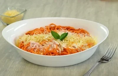 Espagueti en salsa roja Espagueti en salsa roja