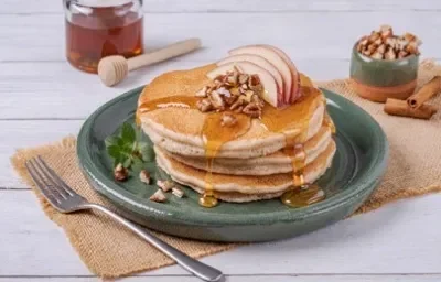 Hot Cakes de Avena Manzana Canela Hot Cakes de Avena Manzana Canela
