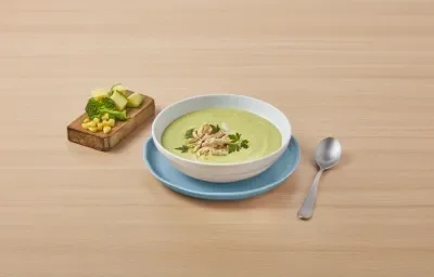 Crema de verduras con pollo Crema de verduras con pollo