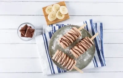 Paletas de Choco Plátano Paletas de Choco Plátano