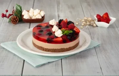 Cheesecake nochebuena