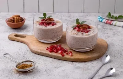 Arroz con Leche de Granada y Nuez Arroz con Leche de Granada y Nuez