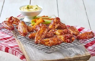 Alitas con dip Alitas con dip
