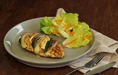 abanico de pollo a las finas hierbas abanico de pollo a las finas hierbas