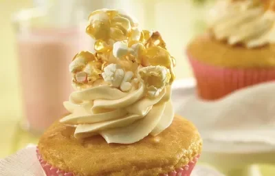 Cupcakes de palomitas Cupcakes de palomitas