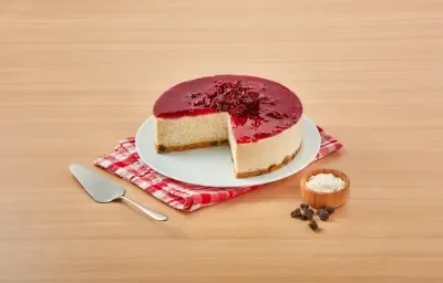 Cheesecake de arroz con jamaica Cheesecake de arroz con jamaica
