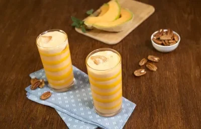 Agua de melón con nuez Agua de melón con nuez