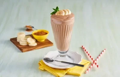 Frappé de Chocolate con Plátano
