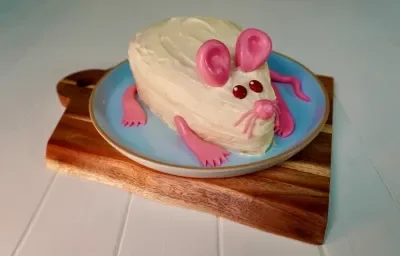 Pastel de Rata Albina