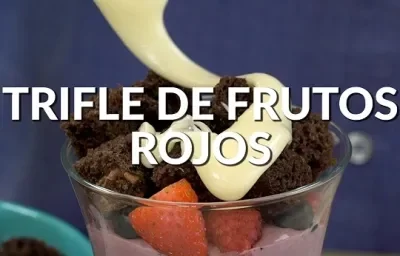 Trifle de frutos rojos Trifle de frutos rojos