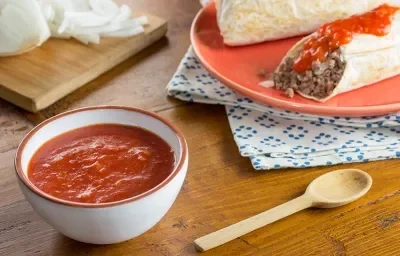 Salsa de morita y tomate para chimichangas