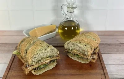 Baguette de Ensalada César Baguette de Ensalada César