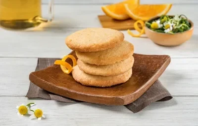 Galletas de Manzanilla y Naranja Galletas de Manzanilla y Naranja