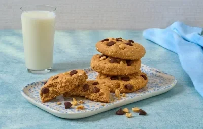 Galletas de avena y crema de cacahuate