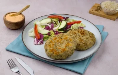 Hamburguesa de Lenteja y Quinoa