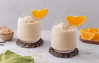 Smoothie de Naranja con Avena Smoothie de Naranja con Avena