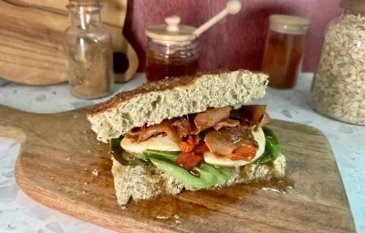 Focaccia de Jamón Serrano