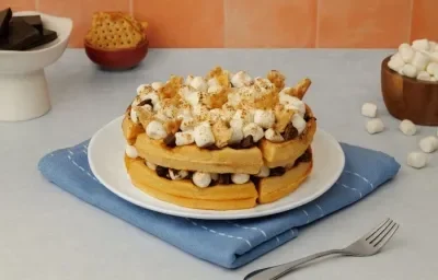 Waffle S'mores Waffle S'mores