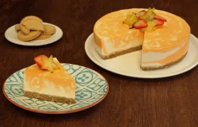 Cheesecake de camote Cheesecake de camote