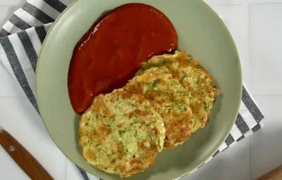 Hamburguesa de Calabacín Hamburguesa de Calabacín