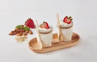 Arroz con leche, quínoa y fresas Arroz con leche, quínoa y fresas