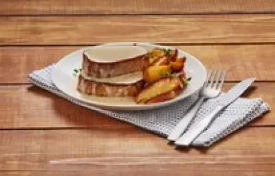 Filetes de cerdo en salsa de canela y miel