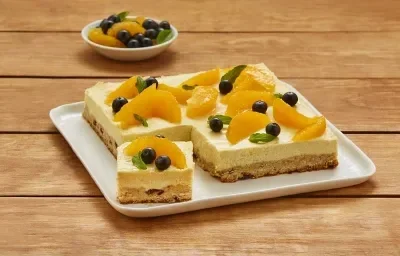 Cheesecake de naranja Cheesecake de naranja