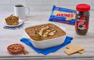 Carlota de Plátano con Café