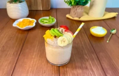 Raspado de Leche NIDO con Frutas