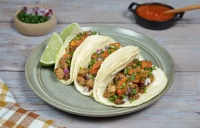 Tacos de Suadero de Soya Tacos de Suadero de Soya