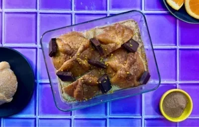 Tiramisú de Pan de Muerto con Chocolate Abuelita