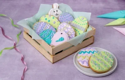 Galletas Glaseadas de Pascua Galletas Glaseadas de Pascua