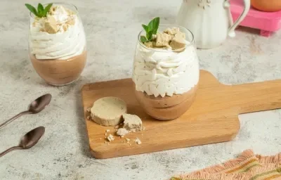 Crema de Mazapán con Chocolate