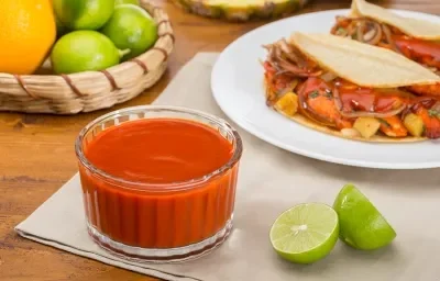 Salsa cítrica para tacos de pescado Salsa cítrica para tacos de pescado