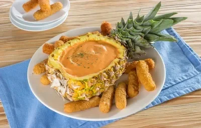 Dip de piña con chipotle Dip de piña con chipotle