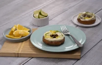Donas de papa con naranja Donas de papa con naranja