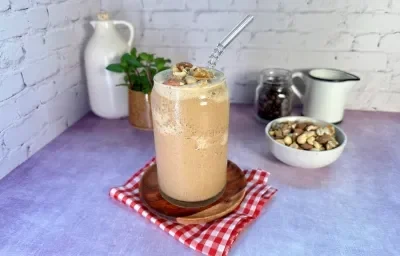 Frappé de Nueces con Café