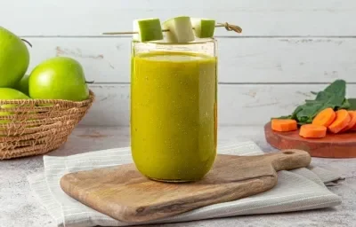 Batido de Manzana con Espinaca Batido de Manzana con Espinaca