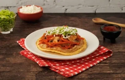 Tinga de Zanahoria con Champiñones Tinga de Zanahoria con Champiñones