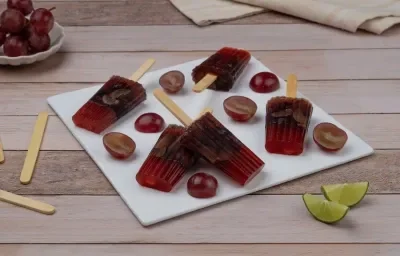 Paletas Heladas de Uva