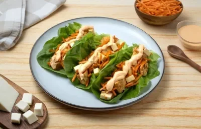 Tacos de Pollo con Salsa Cremosa Tacos de Pollo con Salsa Cremosa