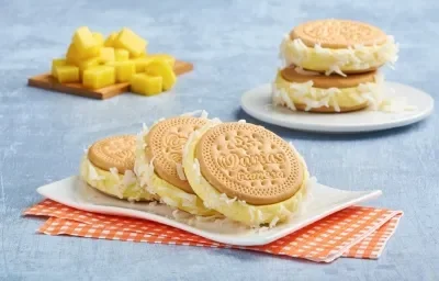 Sándwich Helado de Mango Sándwich Helado de Mango