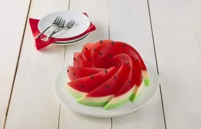 Gelatina de sandía Gelatina de sandía
