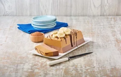 Pastel helado de choco plátano Pastel helado de choco plátano
