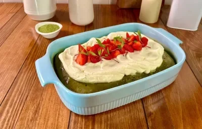 Pastel Tres Leches de Matcha