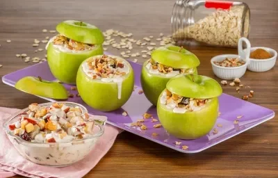 Manzanas rellenas Manzanas rellenas