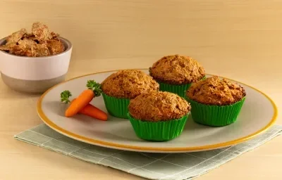 MUFFINS DE ZANAHORIA MUFFINS DE ZANAHORIA