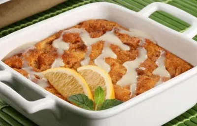 budín de naranja