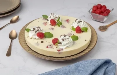 Tarte de Queso con Frambuesa