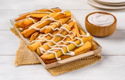 Plátanos con Crema de Canela Plátanos con Crema de Canela